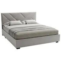 Кровать My-Style my-Iris 200 x 200 см / Фанера / Серый