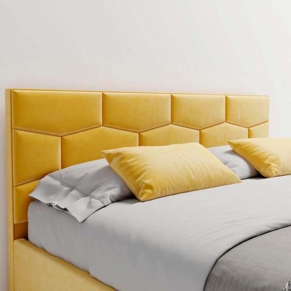 Кровать My-Style my-Mili 200 x 200 см / Фанера / Желтый photo 3