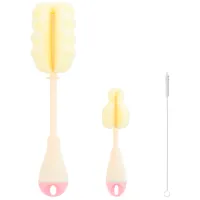 Набор щёток KikkaBoo 31303040044 Розовый / 3