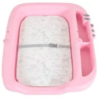 Masă de înfăşat Moni Croco MT.226429 Unisex / 0+ / Pink photo 5