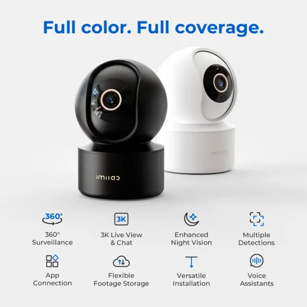 Камера видеонаблюдения IMILAB Home Security C22 Проводная/ Черный photo 4 Камера видеонаблюдения IMILAB Home Security C22 Проводная/ Черный photo 4