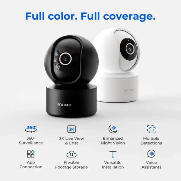 Камера видеонаблюдения IMILAB Home Security C22 Проводная/ Черный photo 4 Камера видеонаблюдения IMILAB Home Security C22 Проводная/ Черный photo 4