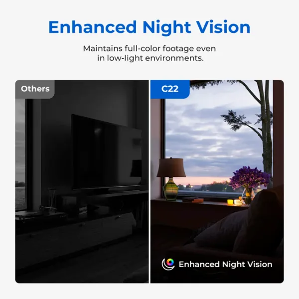 Камера видеонаблюдения IMILAB Home Security C22 Проводная/ Черный photo 6 Камера видеонаблюдения IMILAB Home Security C22 Проводная/ Черный photo 6