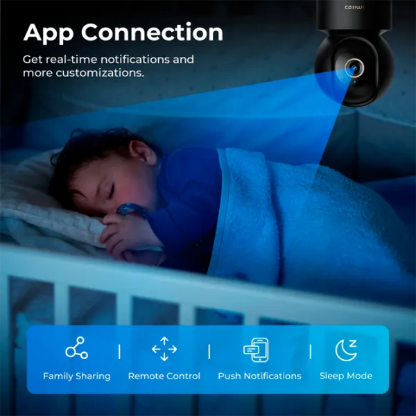 Камера видеонаблюдения IMILAB Home Security C22 Проводная/ Черный photo 8 Камера видеонаблюдения IMILAB Home Security C22 Проводная/ Черный photo 8