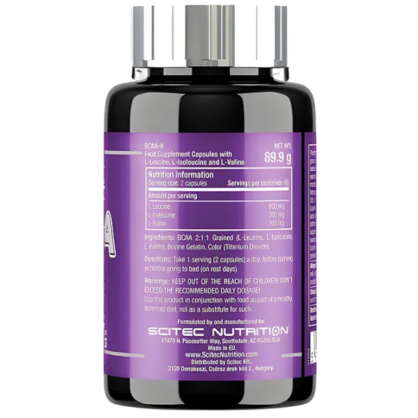 Aminoacizi Scitec Nutrition BCAA-X (5999100001435) 86 g  photo 3