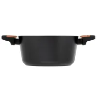 Кастрюля Resto Pot with lid 2.6л Алюминий / Черный photo 2