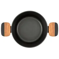 Кастрюля Resto Pot with lid 2.6л Алюминий / Черный photo 8