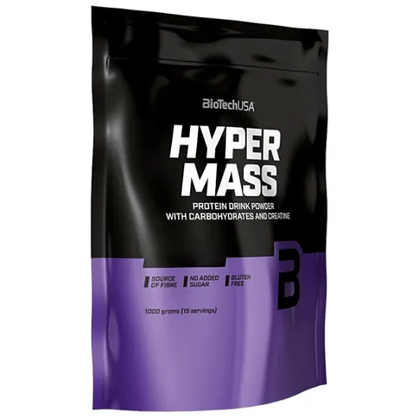 Гейнер BioTechUSA Hyper Mass (5999076224609) 1000 г photo 1