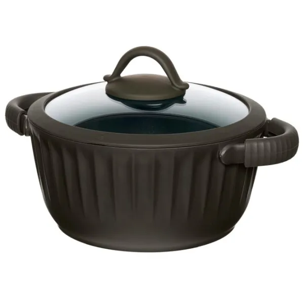Кастрюля Resto Pot with lid 2.6л Алюминий / Черный photo 1
