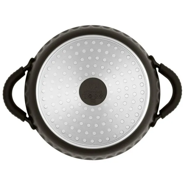 Кастрюля Resto Pot with lid 6.8л Алюминий / Черный photo 6