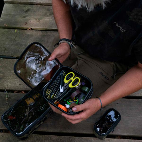 Geantă pentru accesorii Avid Carp Stormshield Swag Medium EVA photo 3