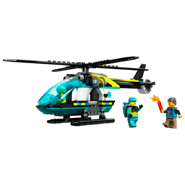 Constructor LEGO Emergency Rescue Helicopter Figuri/ Multicolor photo 2 Constructor LEGO Emergency Rescue Helicopter Figuri/ Multicolor photo 2