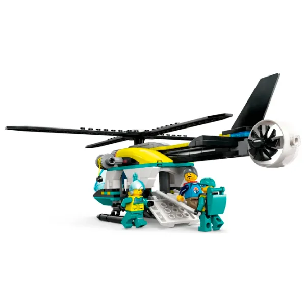 Constructor LEGO Emergency Rescue Helicopter Figuri/ Multicolor photo 3 Constructor LEGO Emergency Rescue Helicopter Figuri/ Multicolor photo 3