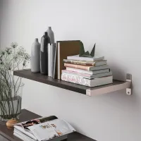 Полка Ikea Bergshult/Granhult ДСП / Черный-коричневый photo 2