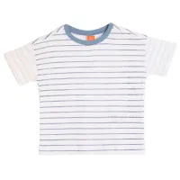 Tricou pentru băieți Koton 4SMB10131TK 110 / Ecru