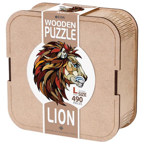 Пазл 2D Ewa Toys Lion L 14+/ Количество деталей: 490 photo 1 Пазл 2D Ewa Toys Lion L 14+/ Количество деталей: 490 photo 1