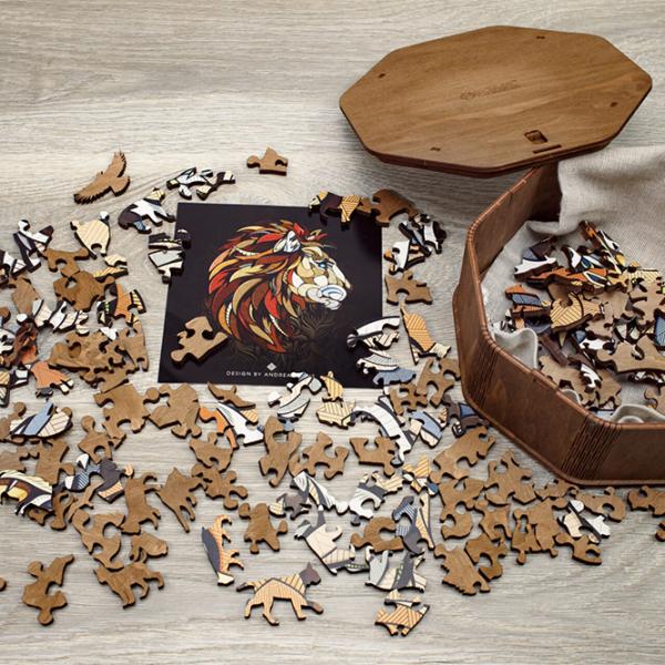 Пазл 2D Ewa Toys Lion L 14+/ Количество деталей: 490 photo 6 Пазл 2D Ewa Toys Lion L 14+/ Количество деталей: 490 photo 6