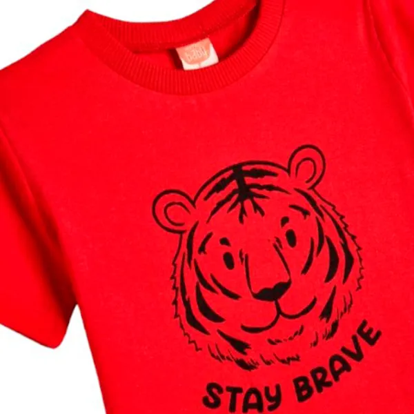 Футболка для мальчиков Koton 4SMB10023TK 86 / Красный photo 3 Футболка для мальчиков Koton 4SMB10023TK 86 / Красный photo 3