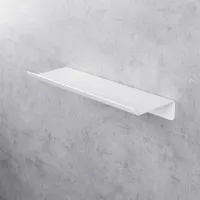 Raft pentru baie Daske Plain Aluminiu / White photo 4