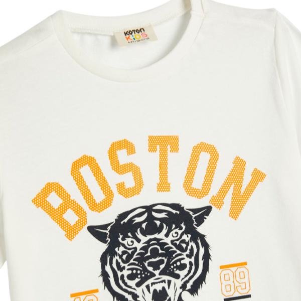 Футболка для мальчиков Koton 4SKB10022TK 128 / Белый photo 3