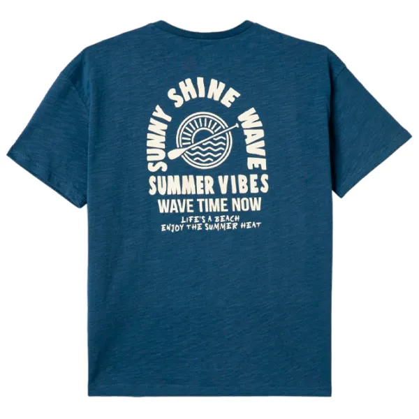 Tricou pentru băieți Koton 4SKB10233TK 152 / Blue photo 2