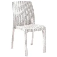 Scaun de grădină Bica Verona Plastic / Plastic / White 