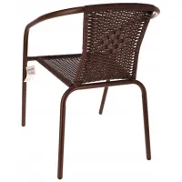 Scaun de grădină Jumi OM-886070 Metal / Ratan artificial / Brown photo 3