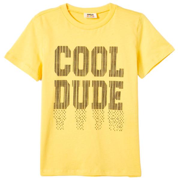 Tricou pentru băieți Koton 4SKB10495TK 140 / Yellow photo 1