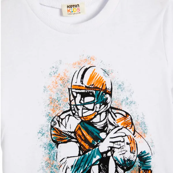 Футболка для мальчиков Koton 4SKB10025TK 122 / Белый photo 3 Футболка для мальчиков Koton 4SKB10025TK 122 / Белый photo 3