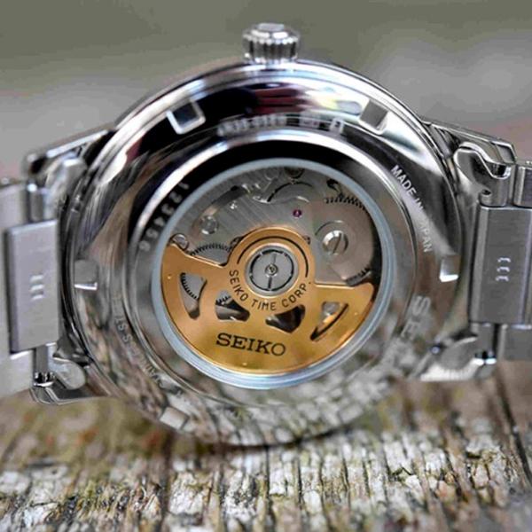 Ceas de mână pentru bărbați Seiko SRPJ13J1 Mecanic / 39 mm photo 2