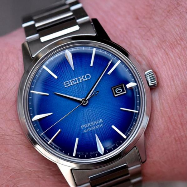 Ceas de mână pentru bărbați Seiko SRPJ13J1 Mecanic / 39 mm photo 4