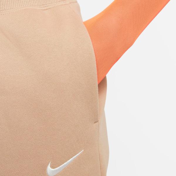 Pantaloni sportivi pentru femei Nike W Nsw Phnx Flc Hr Pant Std S / Beige photo 5
