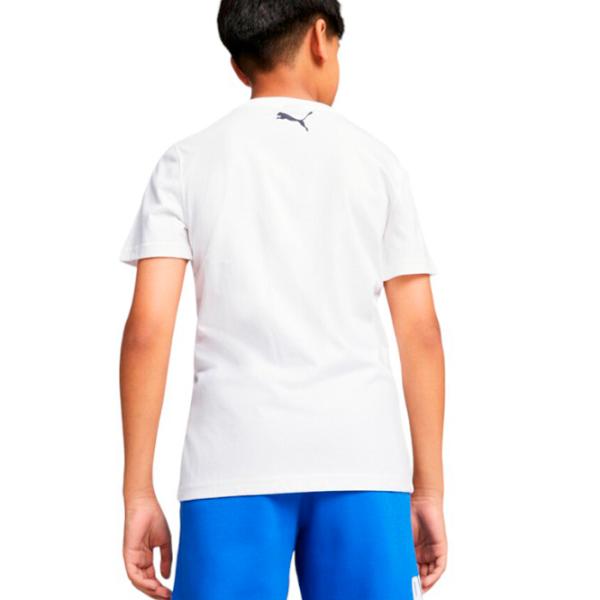 Футболка для мальчиков Puma Basketball Graphic Tee B 164 / Белый photo 2