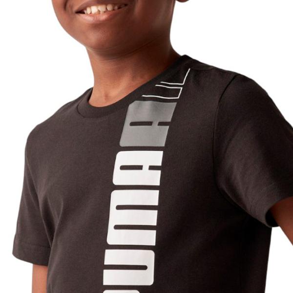 Футболка для мальчиков Puma Ess+ Logo Lab Tee B 176 / Черный photo 3