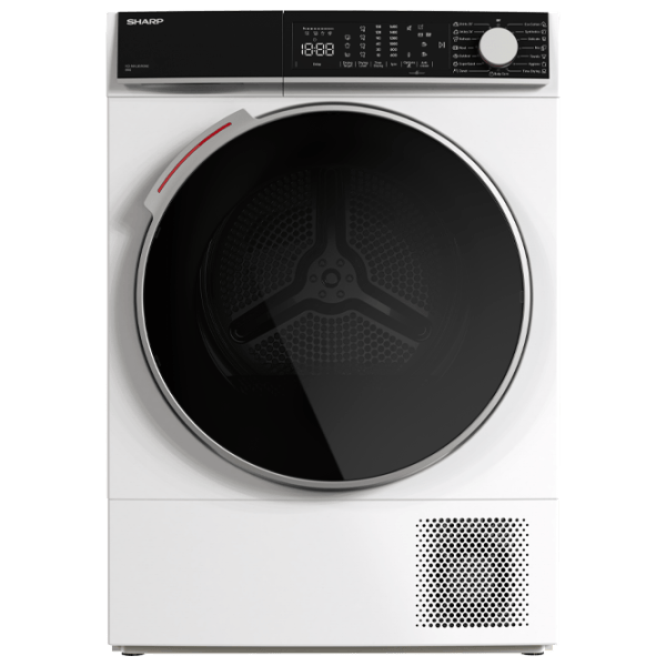Mașină de uscat rufe SHARP KD-NHL9S9GWC-EE 9 kg/ White photo 1