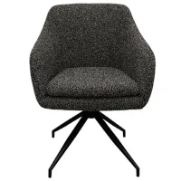Scaun de bucătărie DecoPrim Platin Stofă/ Black Black photo 2