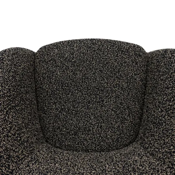 Scaun de bucătărie DecoPrim Platin Stofă/ Black Black photo 5