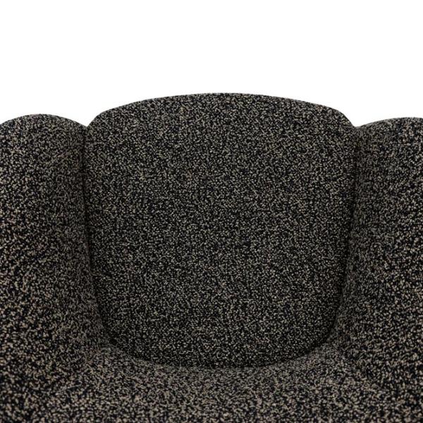 Scaun de bucătărie DecoPrim Platin Stofă/ Black Black photo 5