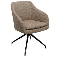 Scaun de bucătărie DecoPrim Platin Stofă/ Beige Black