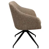 Scaun de bucătărie DecoPrim Platin Stofă/ Beige Black photo 2