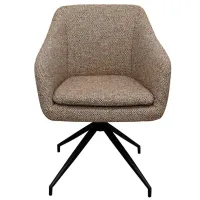 Scaun de bucătărie DecoPrim Platin Stofă/ Beige Black photo 3