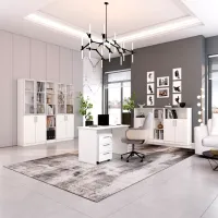 Стеллаж Mobildor-Lux Practik Mini 120 x 40 x 40см cm / Дерево / White photo 2