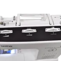 Mașină de cusut Brother HF-27 Electromecanică / White photo 4