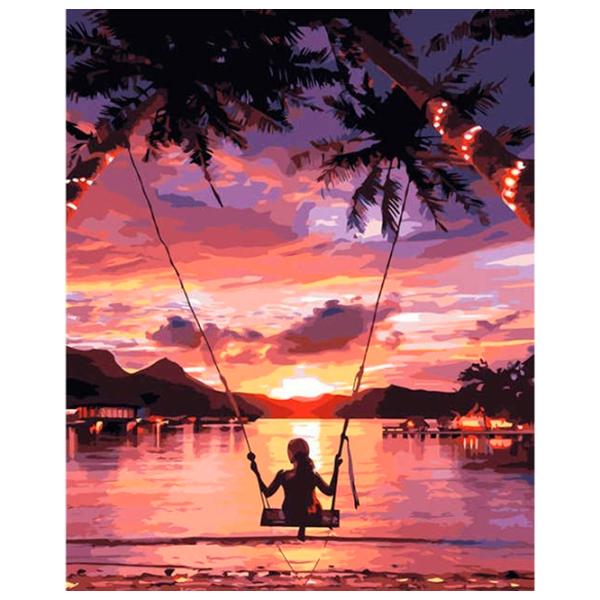 Картина по номерам Strateg Закат VA-2690 50 x 40 см / Вертикальная photo 1