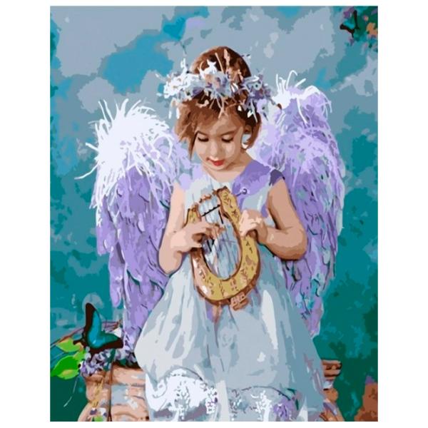 Pictură pe numere Strateg Fetita-Anghel VA-1982 50 x 40 cm / Verticală photo 1 Pictură pe numere Strateg Fetita-Anghel VA-1982 50 x 40 cm / Verticală photo 1