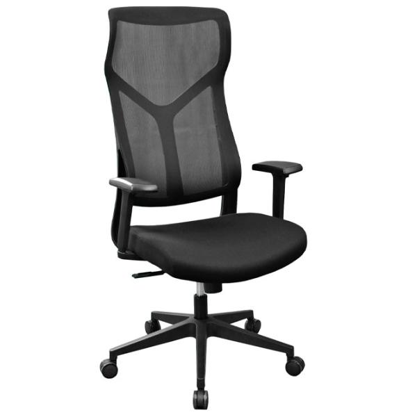 Fotoliu de birou DecoPrim M38A Plasă acrilică/ Black  photo 1 Fotoliu de birou DecoPrim M38A Plasă acrilică/ Black  photo 1