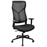 Fotoliu de birou DecoPrim M38A Plasă acrilică/ Black 