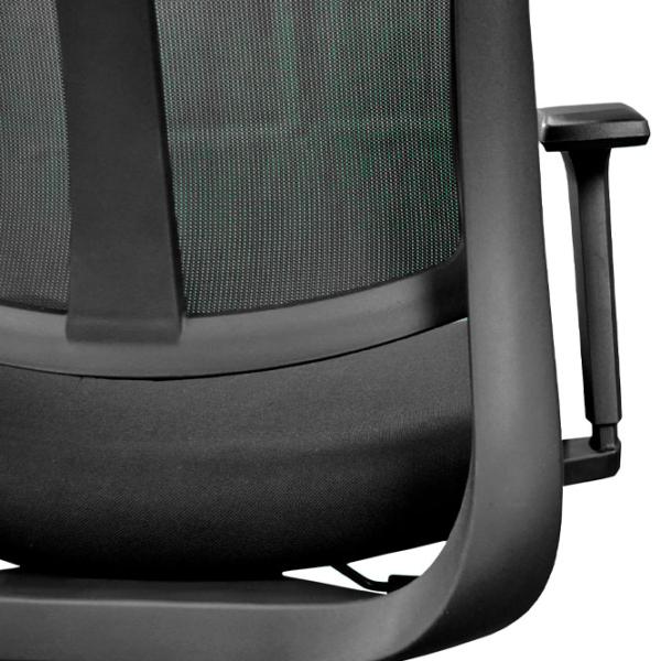 Fotoliu de birou DecoPrim M38A Plasă acrilică/ Black  photo 5 Fotoliu de birou DecoPrim M38A Plasă acrilică/ Black  photo 5