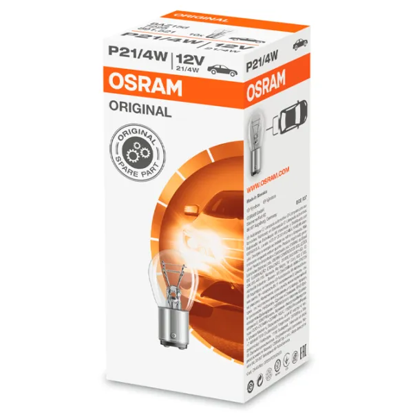 Lampă auto Osram 7225  Incandescentă / P21W / BAZ15d / 4 W /  photo 2 Lampă auto Osram 7225  Incandescentă / P21W / BAZ15d / 4 W /  photo 2