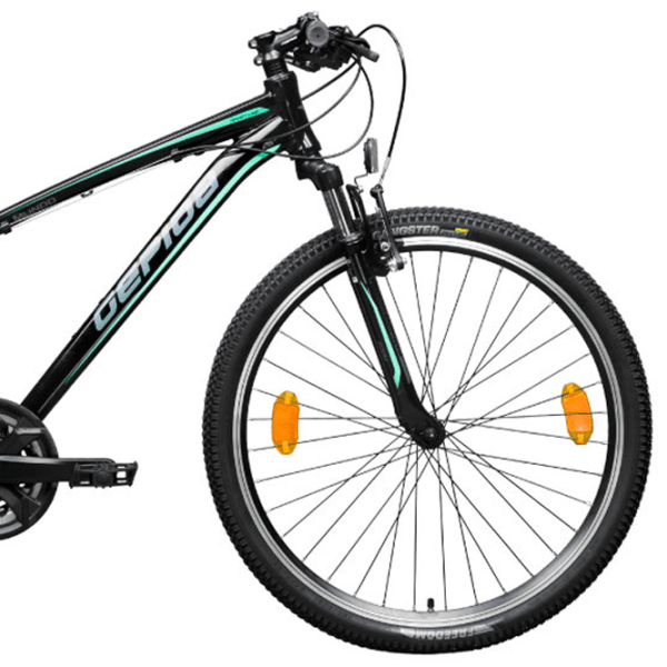 Велосипед Gepida Mundo 26" 17" Сталь / Черный Зелёный photo 3 Велосипед Gepida Mundo 26" 17" Сталь / Черный Зелёный photo 3